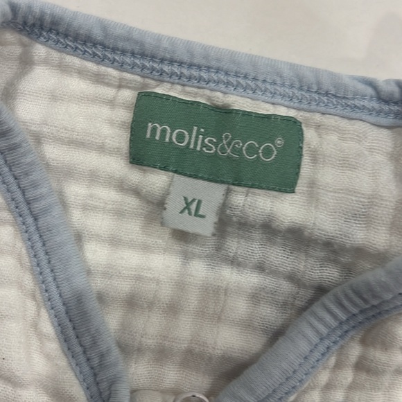 MOLIS & CO Baby Sleeping Sack SIZE XL BLUE YELLOW STARS 18-36 months - Picture 3 of 4
